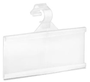 Pvc nhựa Kệ giữ nhãn treo dây hiển thị cho giá thẻ cho kho & siêu thị nguồn cung cấp - Product Image 2