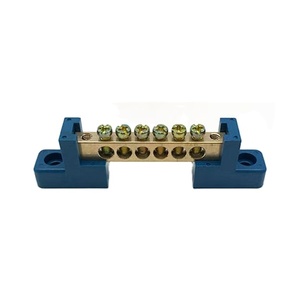 8 vị trí nối đất Brass dây vít thiết bị đầu cuối thanh xe buýt 100A liên tục AMP cho ô tô điện thanh xe buýt khối thiết bị đầu cuối - Product Image 4