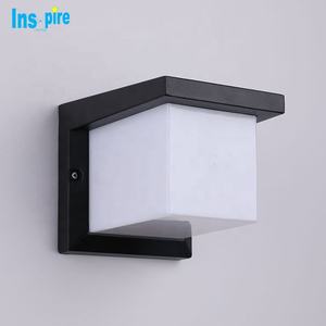 Luces de pared <span class=keywords><strong>exterior</strong></span> modernas, linterna montada en jardín de aluminio, iluminación de pared Led impermeable para exteriores - Product Image 4