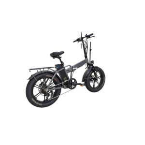 Vélo électrique pliable tout-terrain à pneus larges avec frein à disque hydraulique, cadre en aluminium, moteur arrière sans balais 250W-500W JUNFU FB19 - Product Image 1