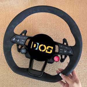 Volant tout en Alcantara pour <span class=keywords><strong>Audi</strong></span> RS3 RS4 RS5 RS6 RS7 S3 S4 S5 S6 A3 A4 A5 Q5 Q7 A6 <span class=keywords><strong>A7</strong></span>, accessoires de voiture - Product Image 1