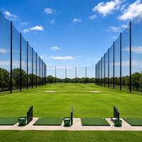 Filet de sécurité sportif durable en rouleau pour la pratique du golf, clôture anti-balles pour terrain d'entraînement extérieur et installations d'académie