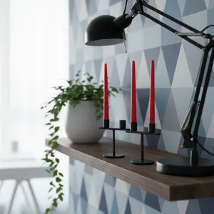 MUMHANE 10-Piece <b>Red</b> Table Decoration <b>Candles</b> - Product Image 2