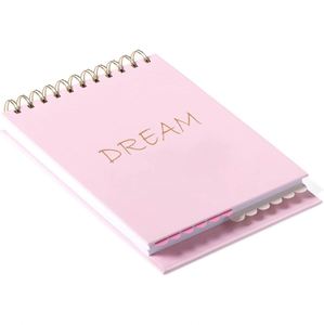 Custom Cover Printing Hardcover Pink Wedding Loose-leaf Pocket Notebook <b>Small</b> Memo <b>Notepad</b> Gift - Product Image 2