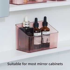 Modern Style Plastic Makeup and Skin Care Rack New Product for Vanity Storage <b>Container</b> - Product Image 3