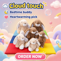 Adorable lapin à grandes oreilles, jouet en peluche super doux, oreiller de sommeil pour enfants, plusieurs tailles, cadeau confortable pour garçons et filles