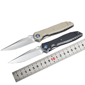 OEM không có logo bán buôn Hot Bán lớp phủ G0 xử lý chiến thuật sống còn ngoài trời gấp Pocket dao trong kho làm - Product Image 4