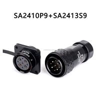 Prise d'aviation étanche WEIPU IP67 SA2410/P2 3 4 9 10 12 12B 19 SA2413/S2 3 4 9 10 12 12B 19 accessoires de connecteur de connecteur