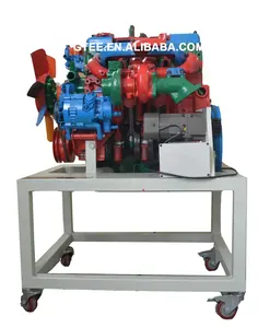 Демонстрационный набор секционных режущих 4-цилиндровых дизельных двигателей, обучающая модель двигателя, дидактическое оборудование