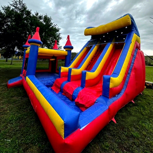 Promotion : <span class=keywords><strong>Château</strong></span> <span class=keywords><strong>Gonflable</strong></span> Professionnel Commercial avec Toboggan Sec pour Enfants - Product Image 3