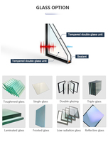 Cloison en verre pliable mobile, porte en verre trempé sans cadre en aluminium, portes pliantes pour patio extérieur