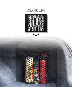 Para Seat Ibiza Leon 2 Altea Abarth <span class=keywords><strong>Fiat</strong></span> Grande Punto <span class=keywords><strong>Ducato</strong></span> Kia Rio 3 4 Ceed Cerato maletero de coche asiento trasero red de almacenamiento elástica - Product Image 1