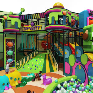 Área de Juegos Interior para Niños con Toboganes y <span class=keywords><strong>Piscina</strong></span> de Pelotas de Plástico para Centros Comerciales - Product Image 3