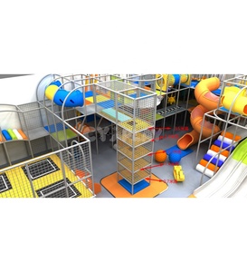 Castillo Inflable Interactivo de Diseño Original, Centro de Juegos para Niños, Equipo de Juegos Interior para Áreas Comerciales - Product Image 2