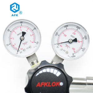 Göstergeler ile 1/4 inç NPT giriş <span class=keywords><strong>6000psi</strong></span> çıkış 100psi oksijen basınç regülatörü - Product Image 4