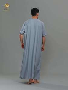 HARAMAIN Nueva Túnica Musulmana Qatari de Moda, Elegante y Cómoda para Hombres Árabes, Suave y Agradable - Product Image 1