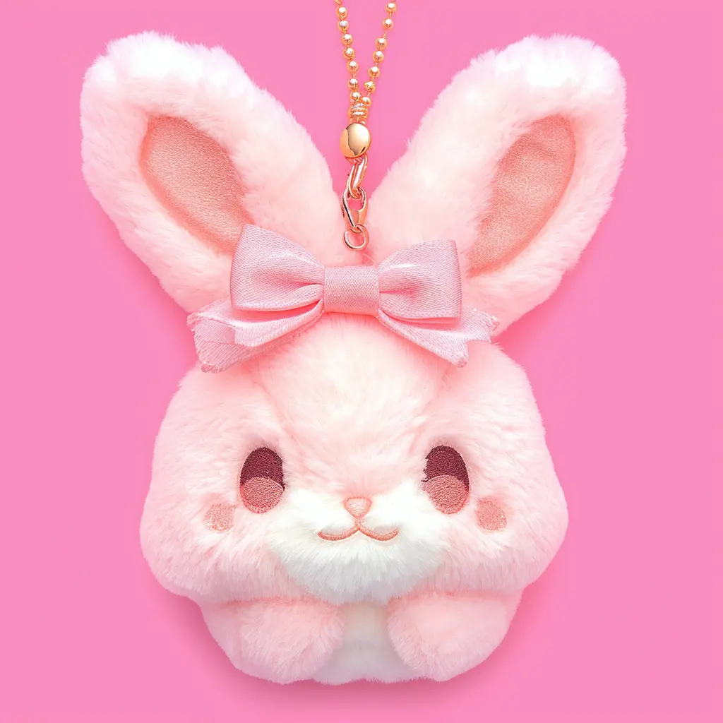 New Design Cute Plush Rabbit Small Size Key Chain Custom Soft Stuffed Animal Doll Plush Toys for Kids  Friends