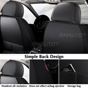 Housse de siège de voiture en cuir PU, protection pour sièges d'automobiles, pour HYUNDAI/SOLARIS CRETA Ix35, pour Lada VESTA SAMARA - Product Image 4