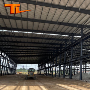 Khung thép cho kết cấu thép xây dựng nhà kho prefab nhà máy xây dựng hội thảo đổ mái giàn thép - Product Image 2