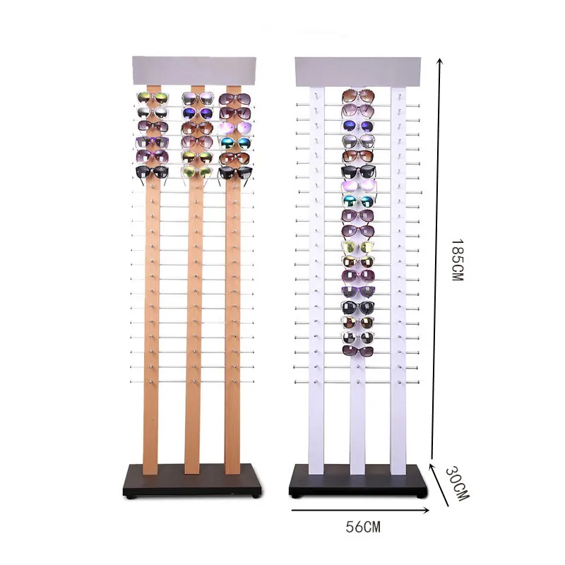 Kainice Retail Eyeglasses Interior Design Sunglasses Display Rack Glass Stand Holder Floor eyewear display stand