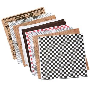 Hot Sale Disposable Restaurant Moisture-Proof Sandwich Insulated Wrapping Custom Design Oil Proof Paper - Product Image 1
