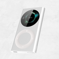 Lecteur MP3 portable HBNKH avec écran, compatible FLAC/WAV/APE, stockage 32 Go, écran <2 pouces, radio FM, enregistreur vocal