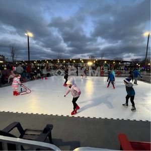 Pista di pattinaggio Mobile in ghiaccio sintetico pannelli riciclabili UHMEPE - Product Image 6