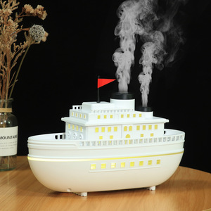 300ml Ship Design New Arrival Ultrasonic Cool Mist USB Humidifier with LED Light Essential <b>Oil</b> Aromatherapy <b>Diffuser</b> - Product Image 3