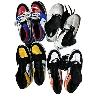 Toptan kaliteli bir sınıf kullanılan erkekler markalı spor ayakkabılar ikinci el satılık sneakers koşu ayakkabıları