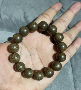 Pulsera de Agarwood Malayo al por mayor de 14 mm – Resina Negra Densa, 17.3g, Fragancia Potente de Alta Gama - Product Image 1