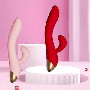 Vibromasseur pour adultes en silicone multicolore avec fonction de chauffage, commande par bouton, 50 dB silencieux - Product Image 1