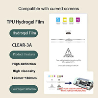 Film protecteur d'écran en TPU hydrogel pour téléphone portable de 8 pouces, machine de découpe intelligente pour film hydrogel