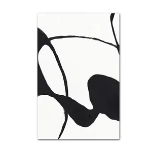 거실 장식 흑백 예술 포스터 추상 그림 그림을 인쇄