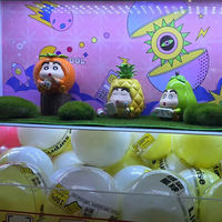 Machine de divertissement d'arcade personnalisée à monnayeur, double couche, type Gashapon, distributeur automatique d'intérieur avec capsules à prix