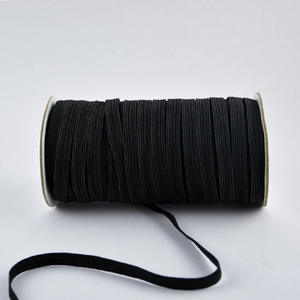 Bandas elásticas planas ajustables de 1/4 pulgadas Banda web de Spandex de poliéster 100% de alta calidad - Product Image 4