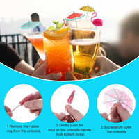 100 pièces/sac Drapeaux de pics à cocktail pour fêtes et festivals, décorations alimentaires pour cocktails, desserts et garnitures de gâteaux pour la décoration de buffets de fêtes