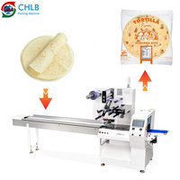 Machine de conditionnement automatique de pain pour la machine de conditionnement d'oreiller de tortilla de pain pita de pain arabe