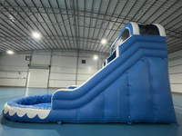 Toboggan aquatique gonflable personnalisé pour enfants, trampoline commercial pour parcs à thème intérieurs/extérieurs – Vente chaude