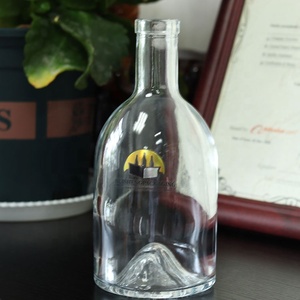 Vente en gros de nouvelles bouteilles de verre personnalisées pour spiritueux, vodka, whisky, <span class=keywords><strong>tequila</strong></span> - Product Image 5