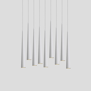 <span class=keywords><strong>Lampadario</strong></span> Moderno <span class=keywords><strong>a</strong></span> Tubo Conico Lungo in Alluminio, Faretto da Comodino per Camera da Letto, Lampada <span class=keywords><strong>a</strong></span> Sospensione per Cucina, Bar e Ristorante - Product Image 1