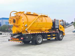 Camión Cisterna de Vacío SHACMAN G500 con Distancia entre Ejes de 4200 mm, Cabina Sencilla, Equipado con Bomba de Anillo de Agua SK-30, Limpieza Eficiente de Tuberías, Exportación - Product Image 6