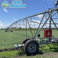 Système d'irrigation de tomate de système d'arrosage d'irrigation de mouvement latéral à quatre roues pour des fermes