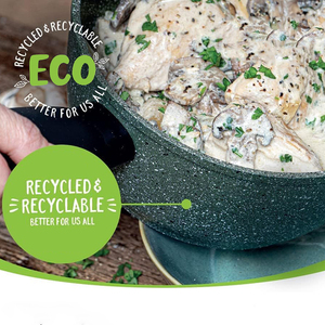 <span class=keywords><strong>Casserole</strong></span> de luxe en aluminium de haute qualité antiadhésive revêtue de <span class=keywords><strong>pierre</strong></span> de marbre casseroles et casseroles forgées en granit batterie de cuisine 8 pièces - Product Image 6