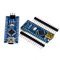 Placa de Desarrollo ATMEGA328P NANO V3.0 con Mini USB, Módulo Microcontrolador ATMEGA328PB para Kit Compatible con Arduino Nano