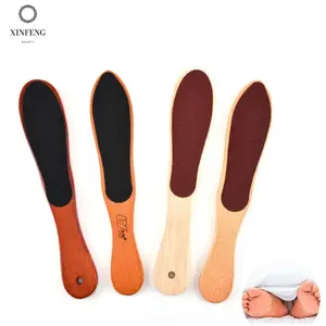 Lime à pied en bouleau naturel, pédicure, lime à ongles, dissolvant de callosités, poignée en bois, soins personnels, outils de soins des pieds - Product Image 1