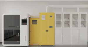 خزانة تخزين طبية مخصصة للمستشفيات والمختبرات، خزائن تخزين متينة مع رف قابل للتعديل ودرج وقفل - Product Image 6