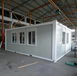 20ft đầy đủ nội thất sang trọng thoáng khí tùy chỉnh Bảng điều khiển bánh sandwich nhỏ <span class=keywords><strong>2</strong></span> phòng ngủ nhà bếp phòng khách kho đúc sẵn - Product Image 4