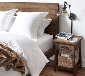 Cama de Plataforma Doble de Diseño Nuevo y Alta Calidad con Estructura de Madera Maciza - Product Image 6