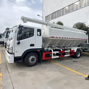 Precio de Fábrica, Camión de Transporte de Alimentos a Granel FOTON 4X2 de 14 Cbm con Sistema de Descarga de Alta Capacidad - Product Image 2