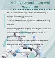Robot de massage intelligent EZ-LS de qualité commerciale, moteur PLC 2 kW, 4 têtes spécialisées, bras flexible pour une relaxation et un bien-être corporels complets